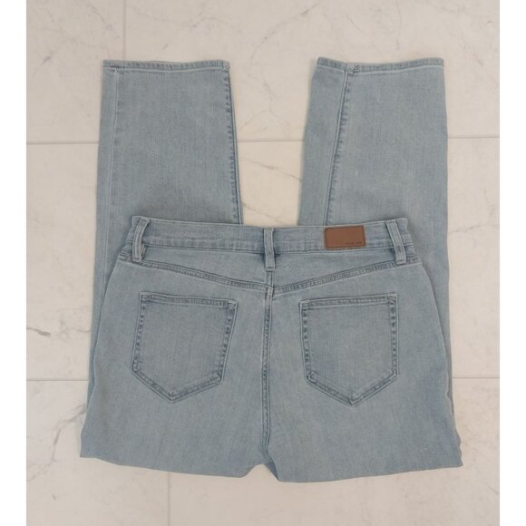 Lands End Light Wash Cropped Demin Jeans Women's Sz 10P - Picture 5 of 14